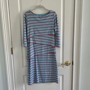 J  Mcgloughlin Striped quarter sleeve dress